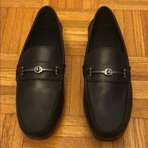 Coach Mott Driver Loafers - Black Size 10
